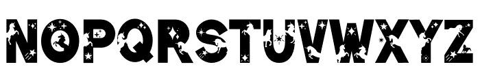 Star Unicorn Font UPPERCASE
