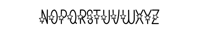 Star Valentine Font UPPERCASE