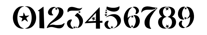 Star group Font OTHER CHARS