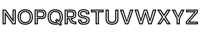 Starch Inline Font UPPERCASE