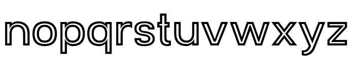 Starch Inline Font LOWERCASE