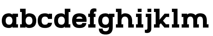 Starch Slab Font LOWERCASE