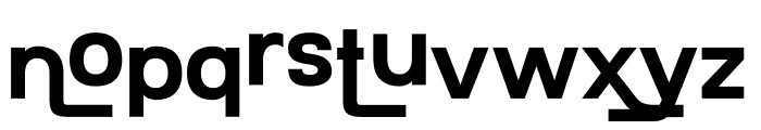 Starch Swoops Font LOWERCASE