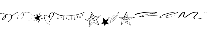 Stardust_doodle Regular Font LOWERCASE