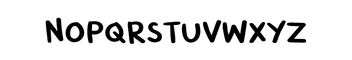 Stare-tic Font LOWERCASE