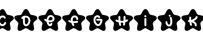 Stared Monogram B Font UPPERCASE