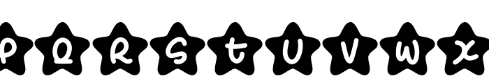 Stared Monogram B Font LOWERCASE
