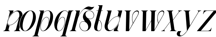 Staresso Bold Italic Font LOWERCASE