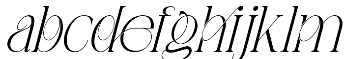 Staresso Regular Italic Font LOWERCASE