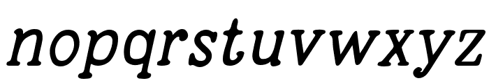 StarfruitCelesSerif-Italic Font LOWERCASE