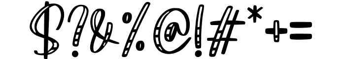 Starla Belovia Inline Font OTHER CHARS