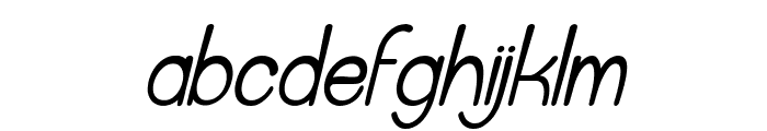 Starled Italic Font LOWERCASE