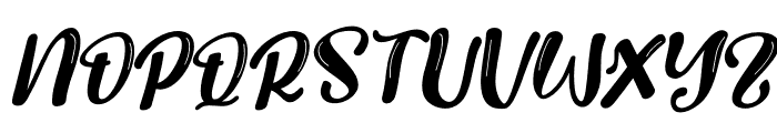 Starlight Italic Regular Font UPPERCASE