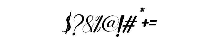 Starllah Italic Font OTHER CHARS