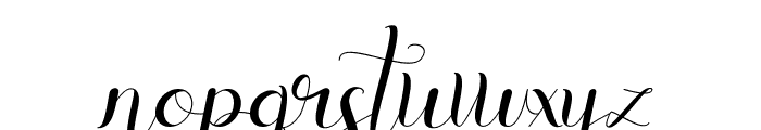 Starllah Italic Font LOWERCASE