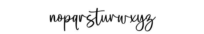StarloveRomantic Font LOWERCASE