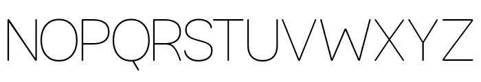 Starluxe Rounded Thin Font UPPERCASE