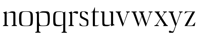 Starlyn Medium Font LOWERCASE
