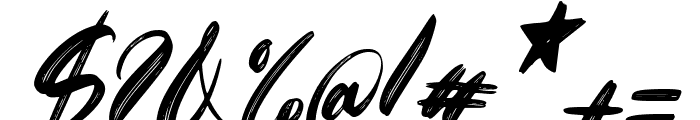 Starry Cheers Italic Font OTHER CHARS