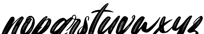 Starry Cheers Italic Font LOWERCASE