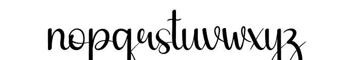 Starry Christmas Font LOWERCASE