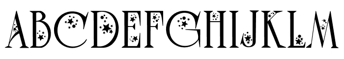Starry Dream Font UPPERCASE