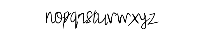 Starry Regular Font LOWERCASE