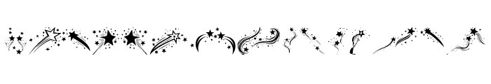 Stars Chic Regular Font UPPERCASE