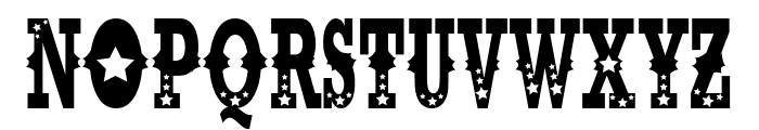 Stars Cowboy Font UPPERCASE