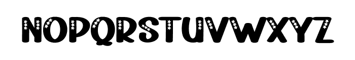 Stars Lentern Font LOWERCASE