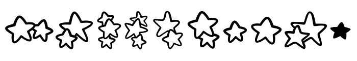 Stars-Stamp Font OTHER CHARS