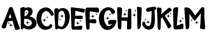 Stars classic Font UPPERCASE