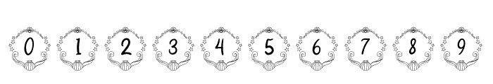 Starsea Monogram Regular Font OTHER CHARS