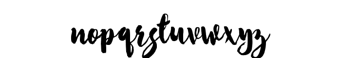 Starshine-Regular Font LOWERCASE