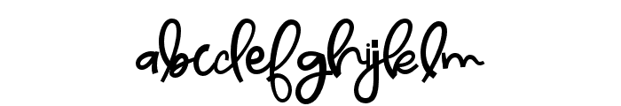 Starshinebaby-Regular Font LOWERCASE