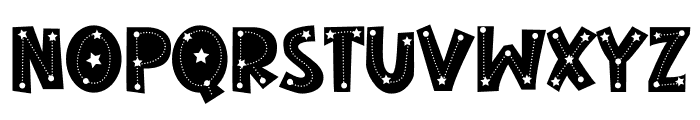 Starsup Font UPPERCASE