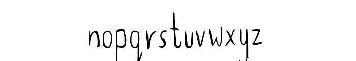Starved Font LOWERCASE