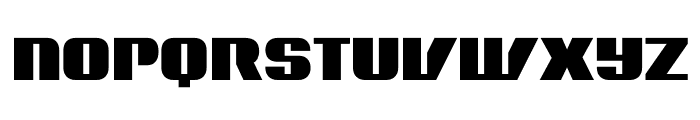 Static Surge Regular Font LOWERCASE