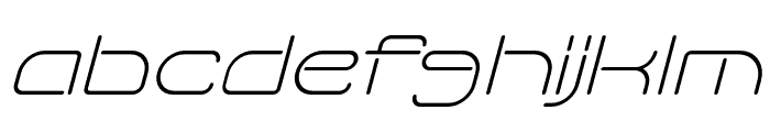Staxgazer-Italic Font LOWERCASE