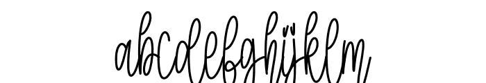 Stay Signature Font LOWERCASE