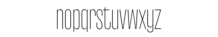 Stay-Wanderer Thin Font LOWERCASE