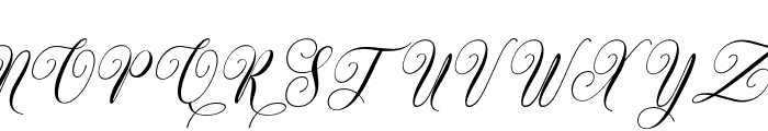 StayGladinSlant-Italic Font UPPERCASE