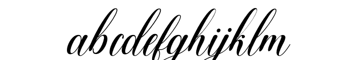 StayGladinSlant-Italic Font LOWERCASE