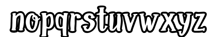 StayMagical-BoldOutline Font LOWERCASE