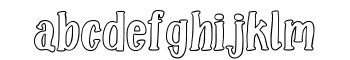 StayMagical-Outline Font LOWERCASE