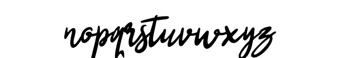 StayShiny-Regular Font LOWERCASE