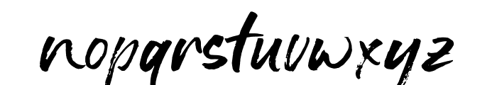 StayStrong-Regular Font LOWERCASE