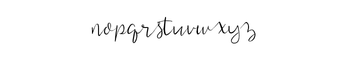 Staycation Regular Font LOWERCASE