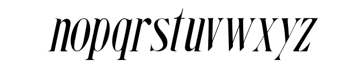Steadfast-Italic Font LOWERCASE