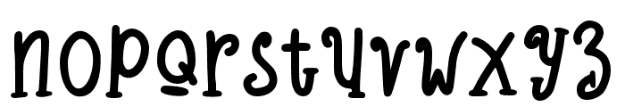 Steaky Font LOWERCASE
